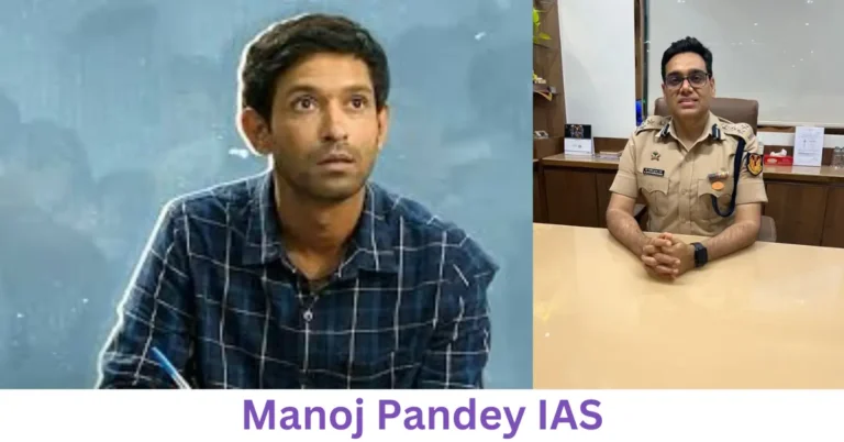 Manoj Pandey IAS